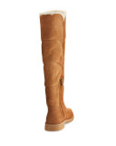Sibley Shearling Over-the-Knee Boot, Chestnut