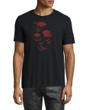 Skulls Graphic T-Shirt, Black