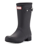Original Tour Matte Short Rain Boot, Black