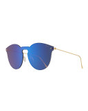 Leonard II Mask Sunglasses, Blue