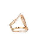 Overlapping Ring with Diamon