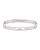 Move Noa Pavé Diamond Bracelet in 18K White Gold, Size Medium