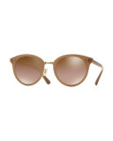 Limited Edition Spelman Sunglasses, Linen/Gold