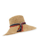 Kathleen Straw Sun Hat, Light Brown