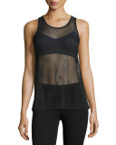 Lucid Mesh Sport Tank, Black