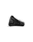 Forged Carbon Signet Ring with Diamonds, Size 10