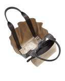Reversible Small Nubuck Tote Bag