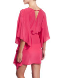 Kira Caftan Coverup with Tie-Waist