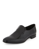 Patent Leather Slip-On Loafer, Black
