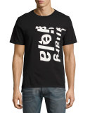 Broken Logo Paneled T-Shirt