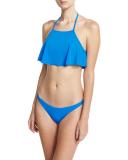 St. Lucia Italian Solid Swim Bottom, Blue