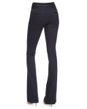 High-Waist Flared Denim Pants