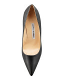 BB Leather 90mm Pump, Black