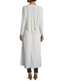 Fisher Project Sleeveless Round-Neck Maxi Dress, Bone