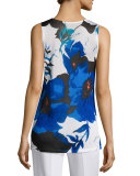 Lapis of Luxury Floral Tank, Petite