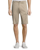 Zaine Straight-Leg Cargo Shorts, Winter Sand
