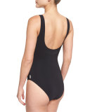 Hanna Tie-Front One-Piece Swimsuit