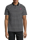 Clean Polo 01, Striped Black