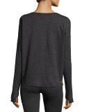 Cool Down Long-Sleeve Athletic Tee