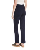 Destiny Straight-Leg Pants, Navy