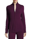 Cashmere Zip-Front Jacket