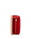 Panettone Spiked Zip Wallet, Pink