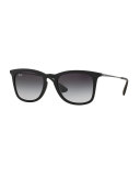 Wayfarer Plastic Sunglasses, Matte Black