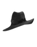 New Structured Wave Hat, Black