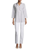 Dakota Checkered Blouse
