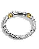 Cable Buckle Bracelet with Gold