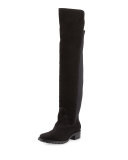 Stagecoach Suede Over-the-Knee Boot, Black