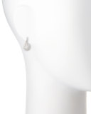 18K White Gold Double-Halo Diamond Earrings