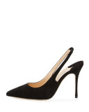 Allura Suede 105mm Slingback Pump