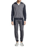 Jaspe Colorblock Zip-Up Hoodie