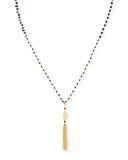 Rosarietto Beaded Tassel Necklace