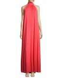 Klein Halter Long Dress