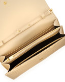 Monogram Matelasse Shoulder Bag, Nude