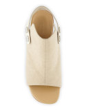 Leigh Canvas City Sandal, Beige