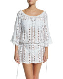 Tabitha Off-the-Shoulder Lace Coverup