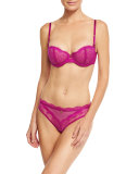 Présage Underwire Demi Bra, Tyrian Pink 