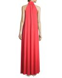 Klein Halter Long Dress