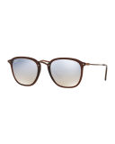 Men's Square Gradient Flash Sunglasses