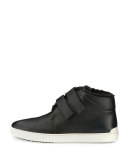 Kent Shearling Desert Sneaker, Black