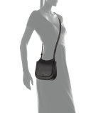 Hunting 7 Leather Shoulder Bag, Black