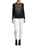 400 Matchstick Ankle Jeans, White