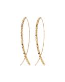 14k Glam Small Hook-On Hoop Earrings