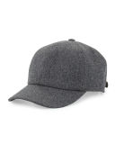 Wool Baseball Cap, Gray
