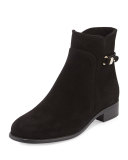 Sicilia Buckle Ankle Boot, Black