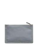 Rockstud Large Flat Pouch Bag