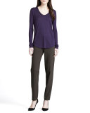 Relaxed Stretch-Wool Trousers